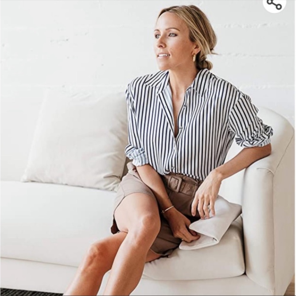 Amazon The Drop Jacey Duprie Striped Top